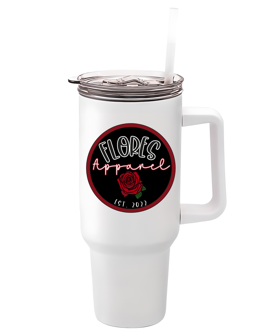 Custom Tumbler with Handle 40 oz