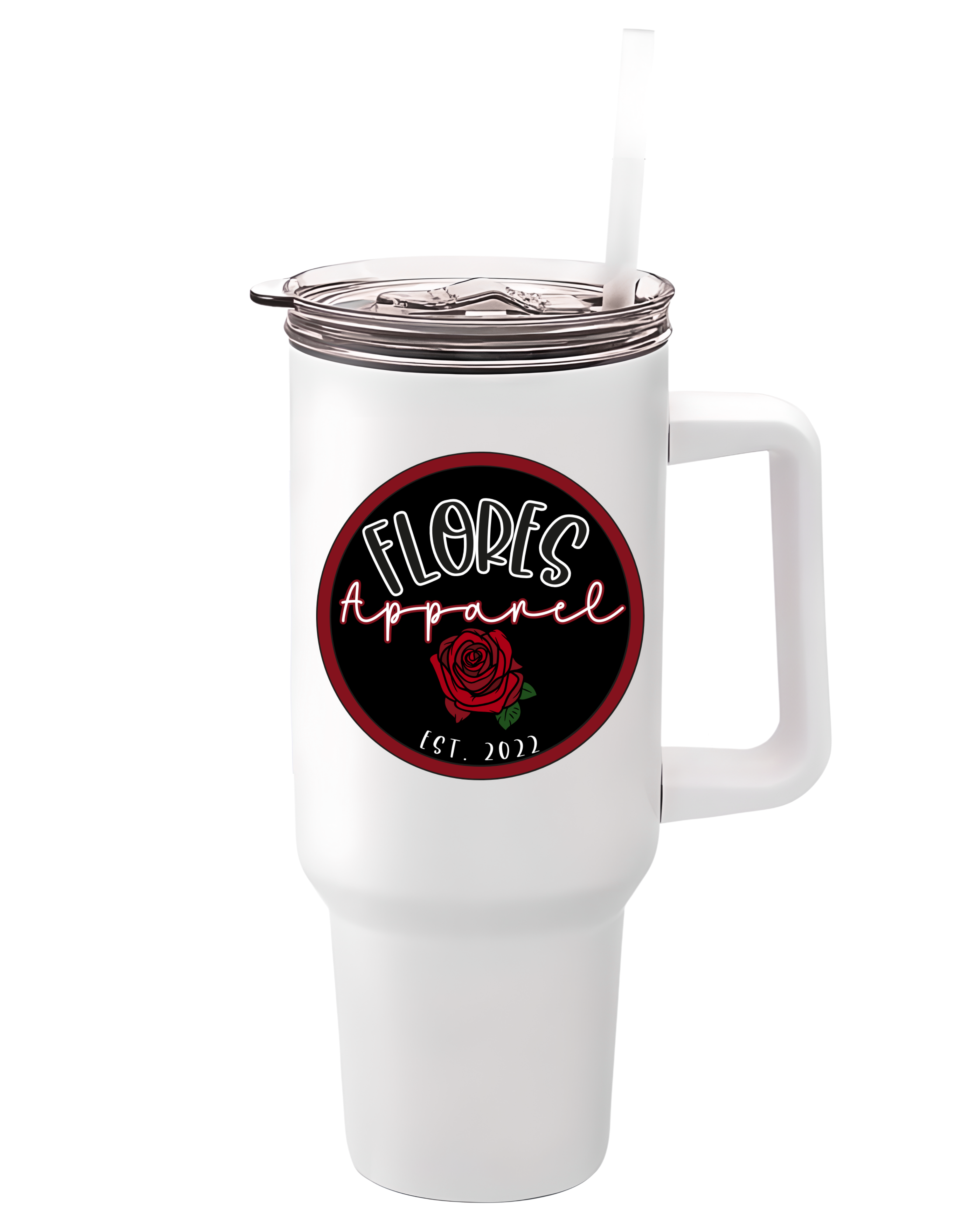 Custom Tumbler with Handle 40 oz